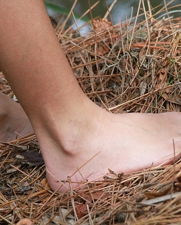 Gia & Layla playing in the woods together getting naked