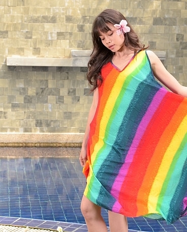 Sowan Rainbow in the pool