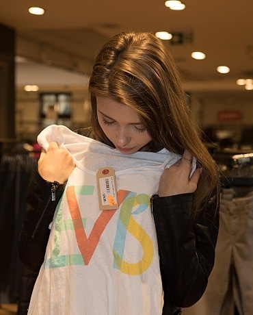 Mila Azul out shopping 